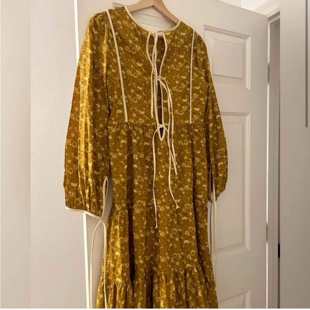 Mustard yellow  the Tallulah dress